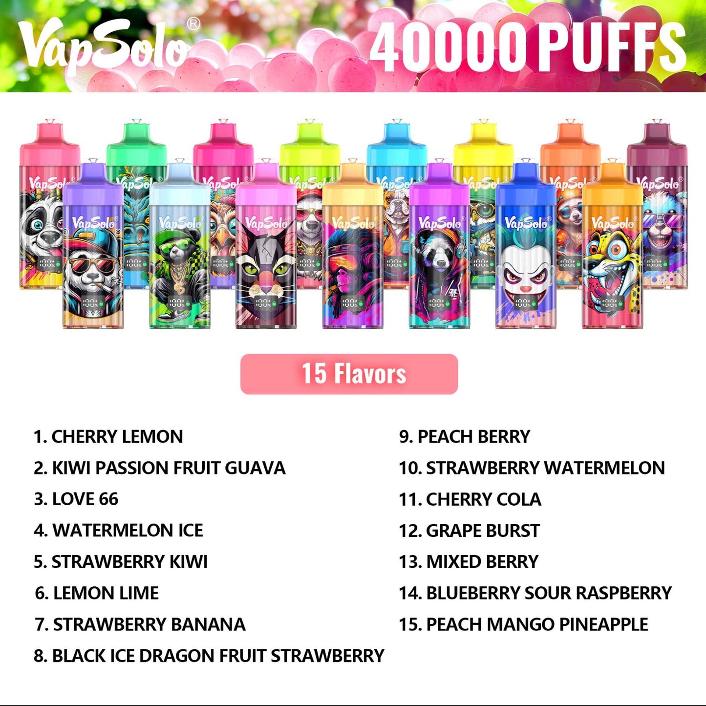 VAPSOLO 40000 PUFFS KING