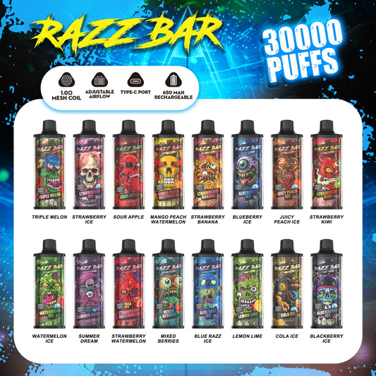 RAZZBAR 30000 PUFFS