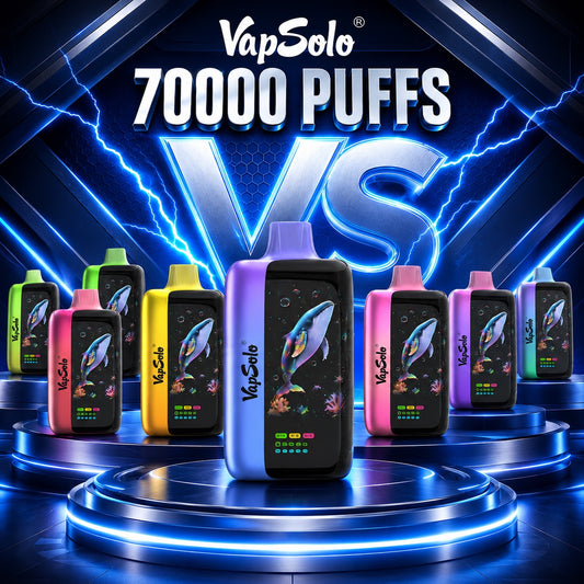 VAPSOLO 70K PUFFS MASTER DESECHABLES 10 SABORES DISPONIBLES