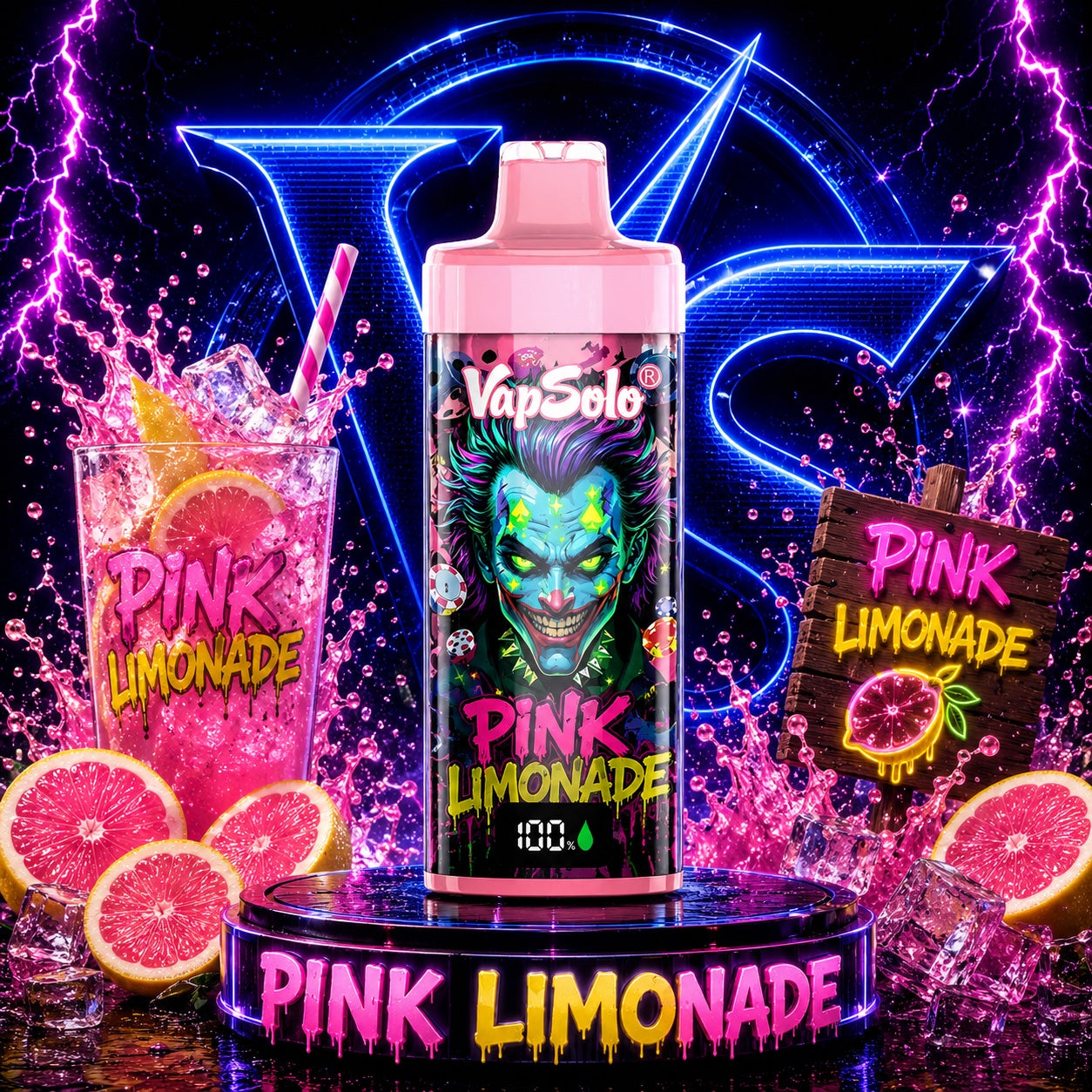 Vapsolo 40K Puffs sabor Pink Lemonade