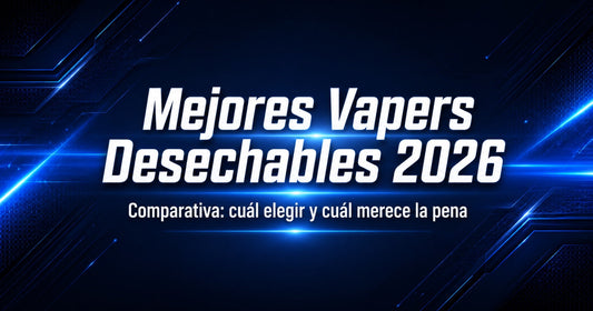 Mejores vapers desechables España 2026 comparativa Sixer 180K Quads 80K Razzbar 60K King Pro 40K