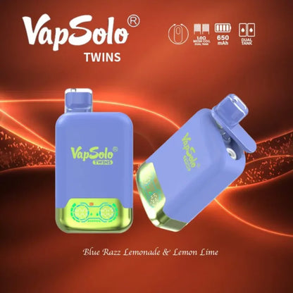 VAPSOLO TWINS 20000 PUFFS DOBLE SABOR