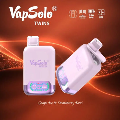 VAPSOLO TWINS 20000 PUFFS DOBLE SABOR