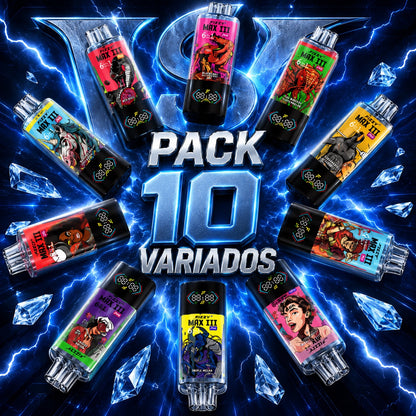 PACK 10 FIZZY MAX III PRO 120K 