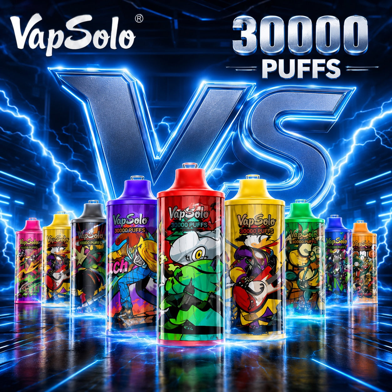 vapsolo super pro 30k puffs desechables 15 sabores disponibles 