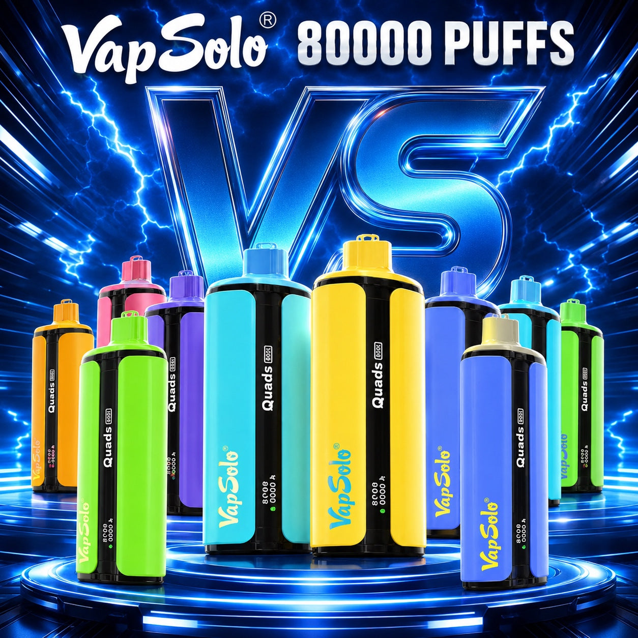 Vapsolo Quads 80000 Puffs (80K)