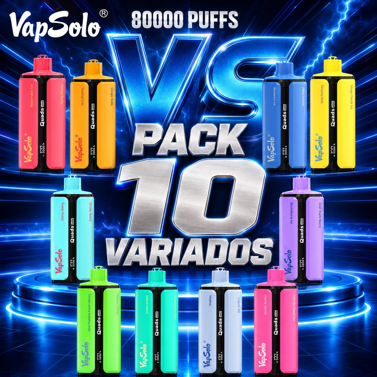 Vapsolo Quads 80000 Puffs (80K)