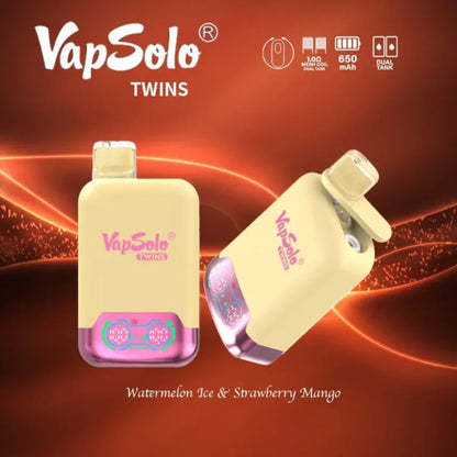 VAPSOLO TWINS 20000 PUFFS DOBLE SABOR