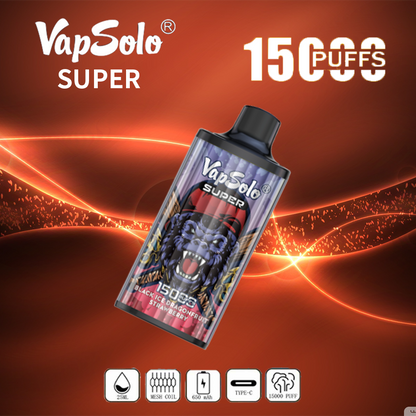 VAPSOLO 15000 PUFFS