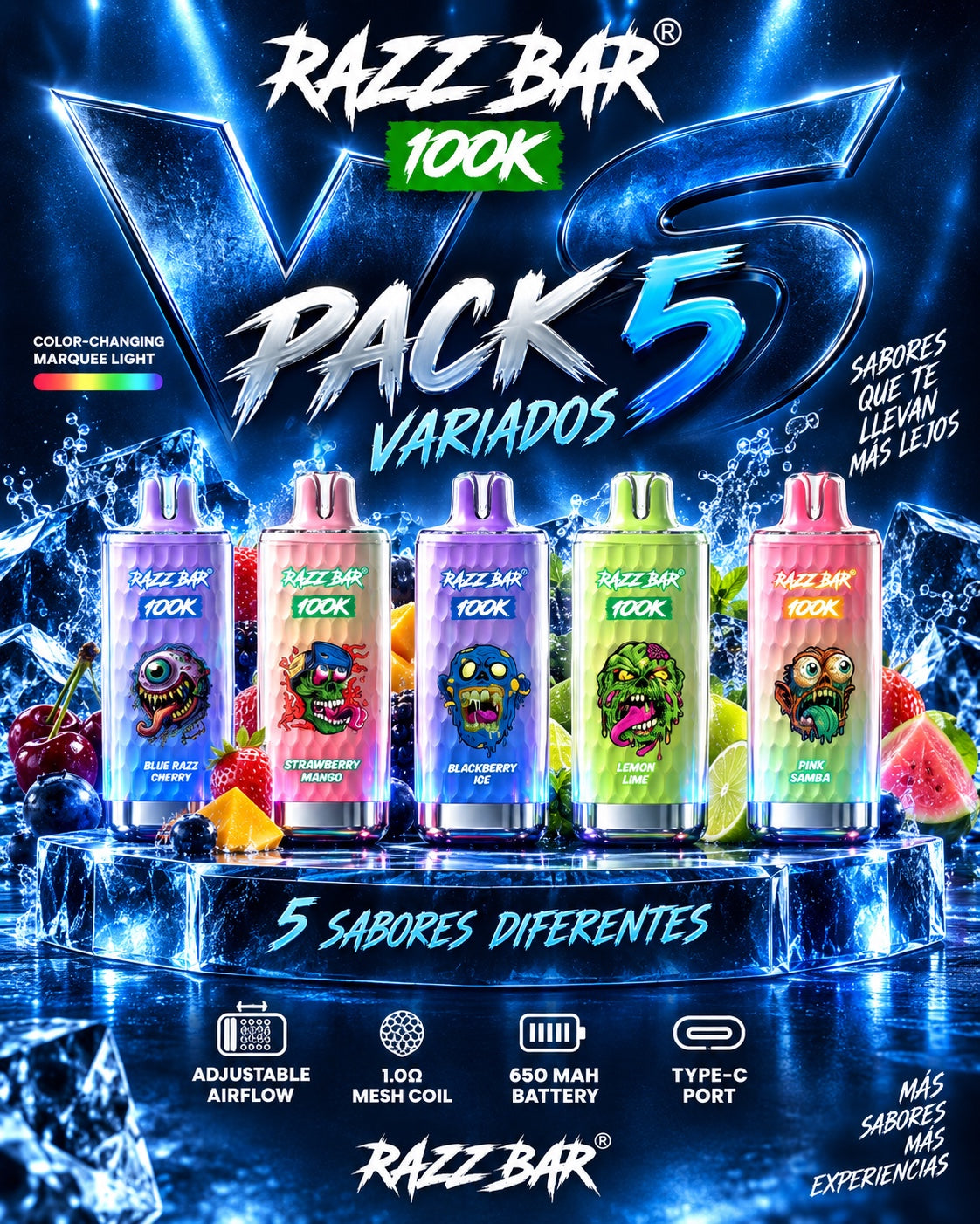 RAZZBAR 100K