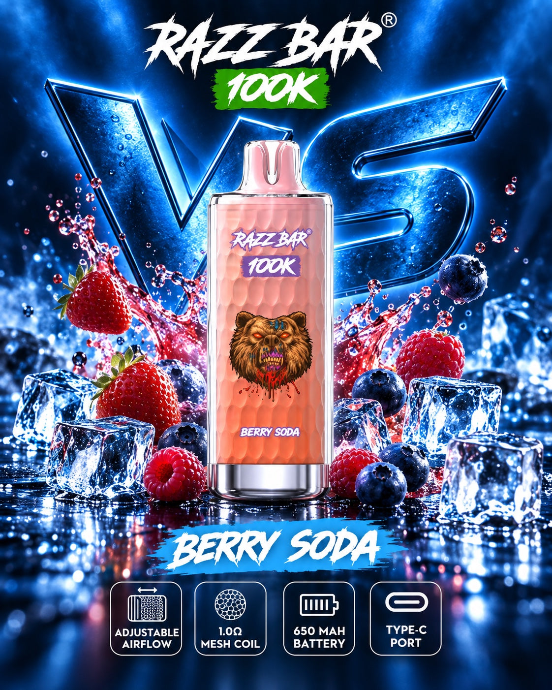 RAZZBAR 100K