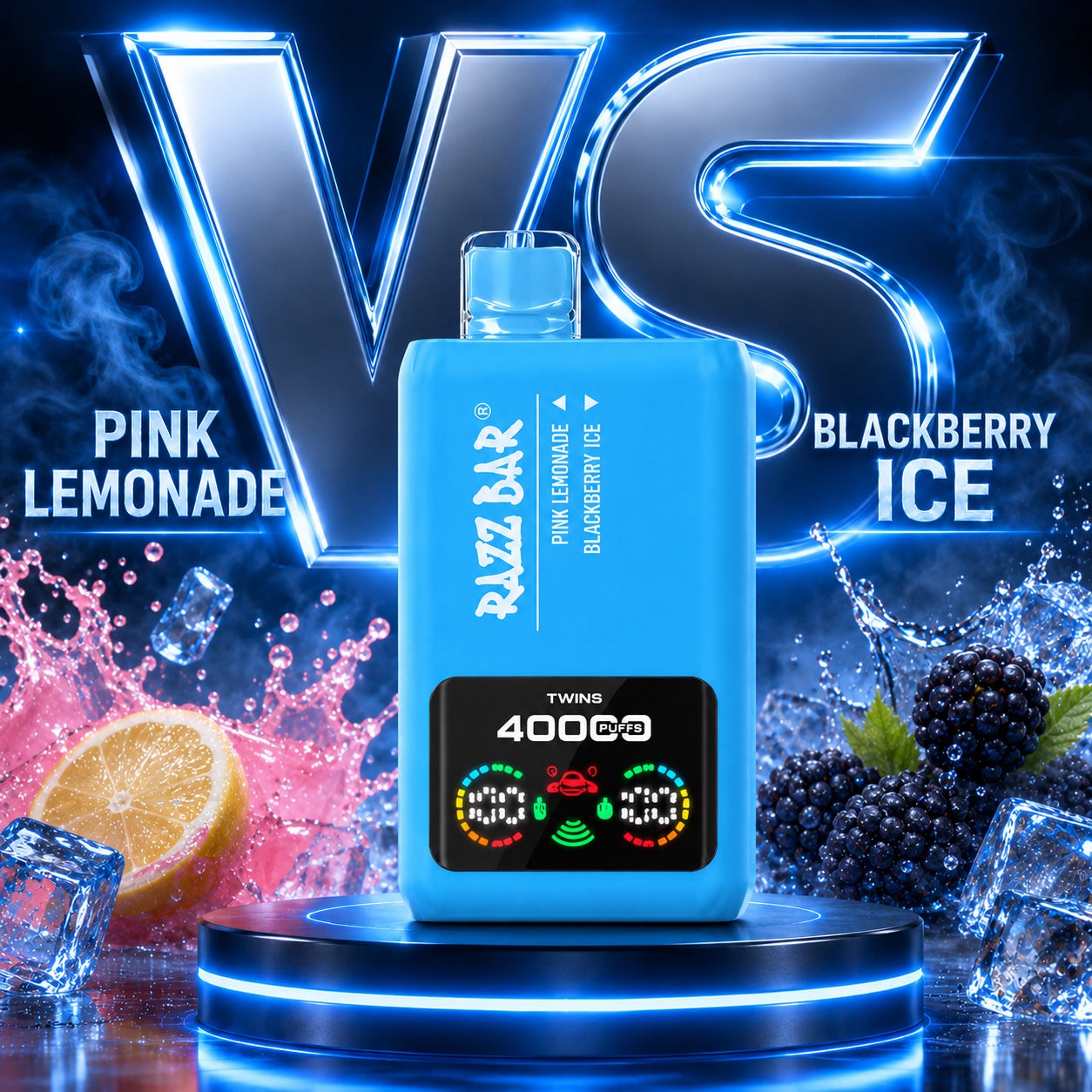 `Razz Bar 40000 Puffs X2 sabor Pink Lemonade y Blackberry Ice`  `Razz Bar 40000 Puffs X2 sabor Pink Lemonade y Blackberry Ice` 