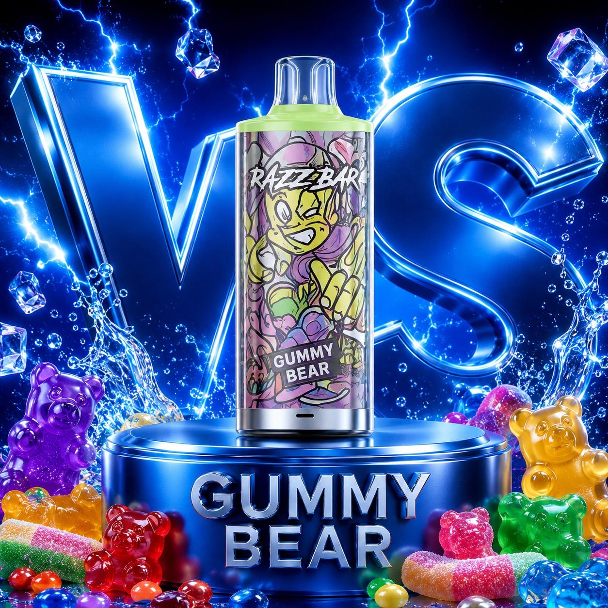 Razzbar 60K vape desechable sabor Gummy Bear