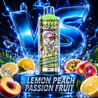 Razzbar 60K vape desechable sabor Lemon Peach Passion Fruit