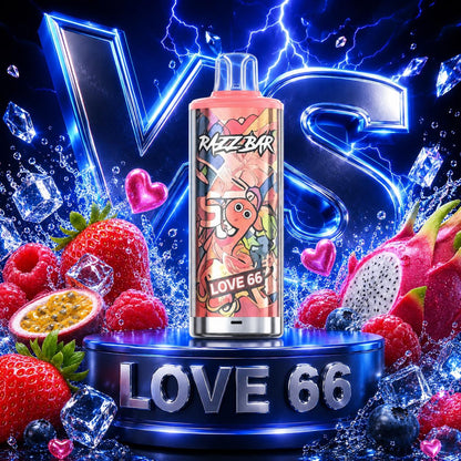 Razzbar 60K vape desechable sabor Love 66