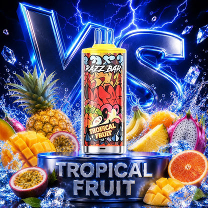 Razzbar 60K vape desechable sabor Tropical Fruit
