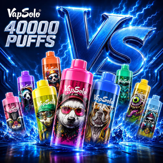 vapsolo 40k puffs desechable 20 sabores disponible