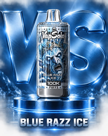 Vapsolo 100K 100000 puffs sabor Blue Razz