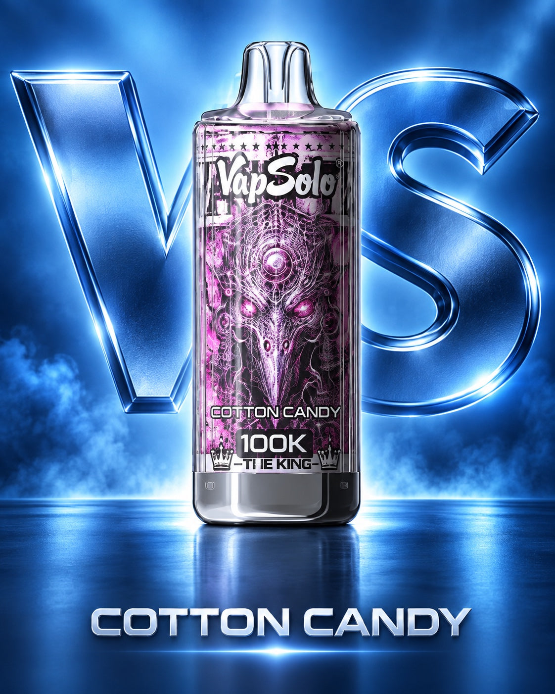  Vapsolo 100K 100000 puffs sabor Cotton Candy