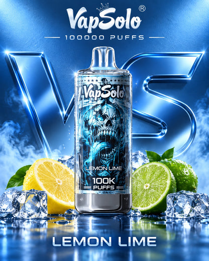 Vapsolo 100K 100000 puffs sabor Lemon Lime