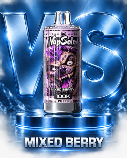  Vapsolo 100K 100000 puffs sabor Mixed Berry