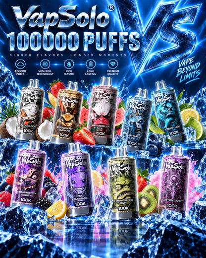 VAPSOLO 100K PUFFS DESECHABLES 