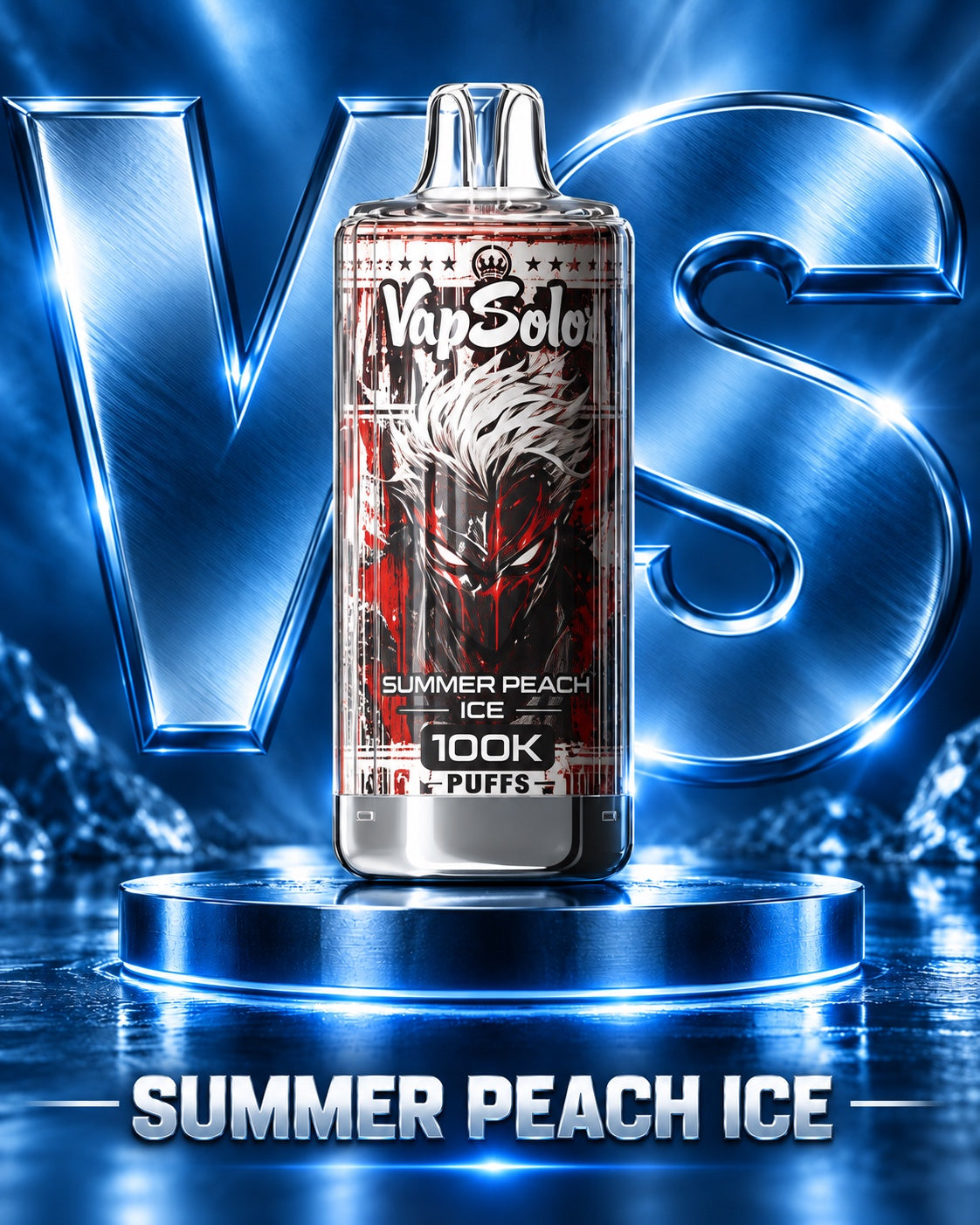  Vapsolo 100K 100000 puffs sabor Summer Peach Ice