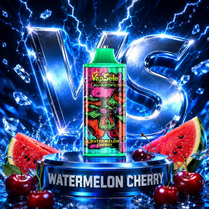 Vapsolo 30K Puffs vape desechable sabor Watermelon Cherry

