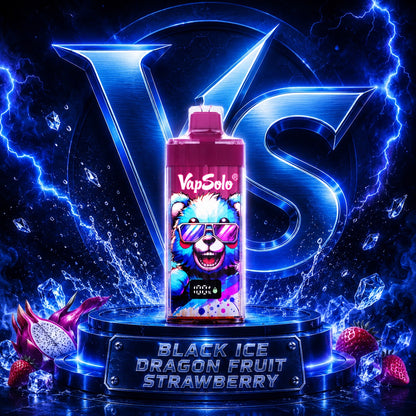 Vapsolo 40K Puffs sabor Black Ice Dragon Fruit Strawberry