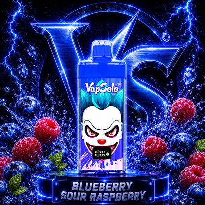 Vapsolo 40K Puffs sabor Blueberry Sour Raspberry