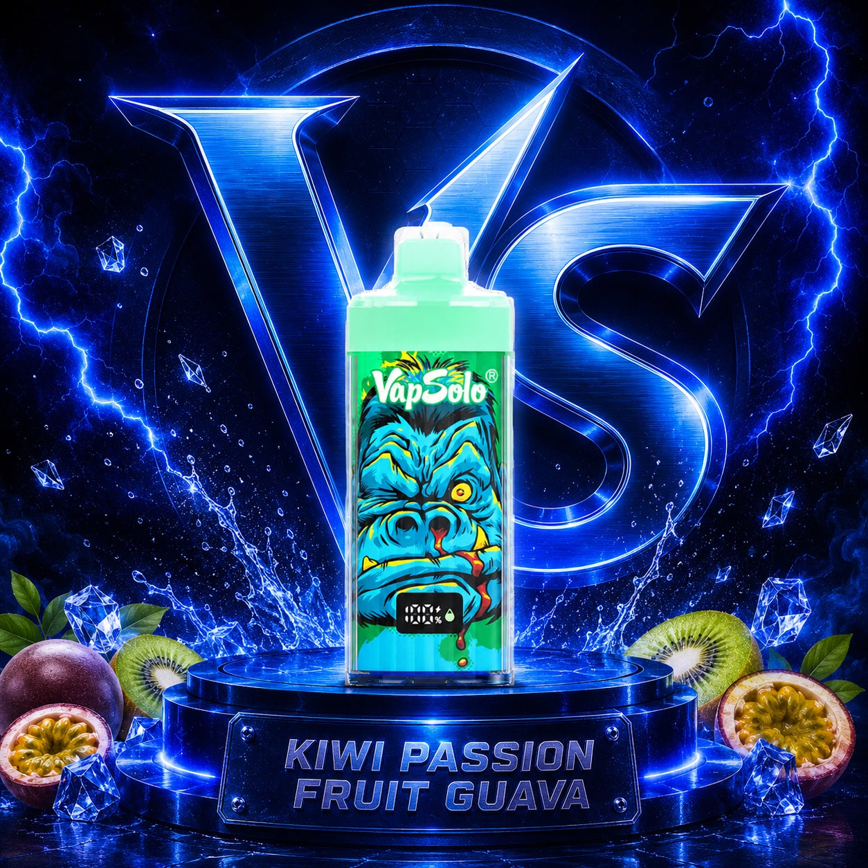 Vapsolo 40K Puffs sabor Kiwi Passion Fruit Guava