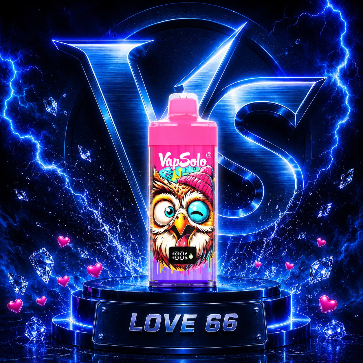 Vapsolo 40K Puffs sabor Love 66