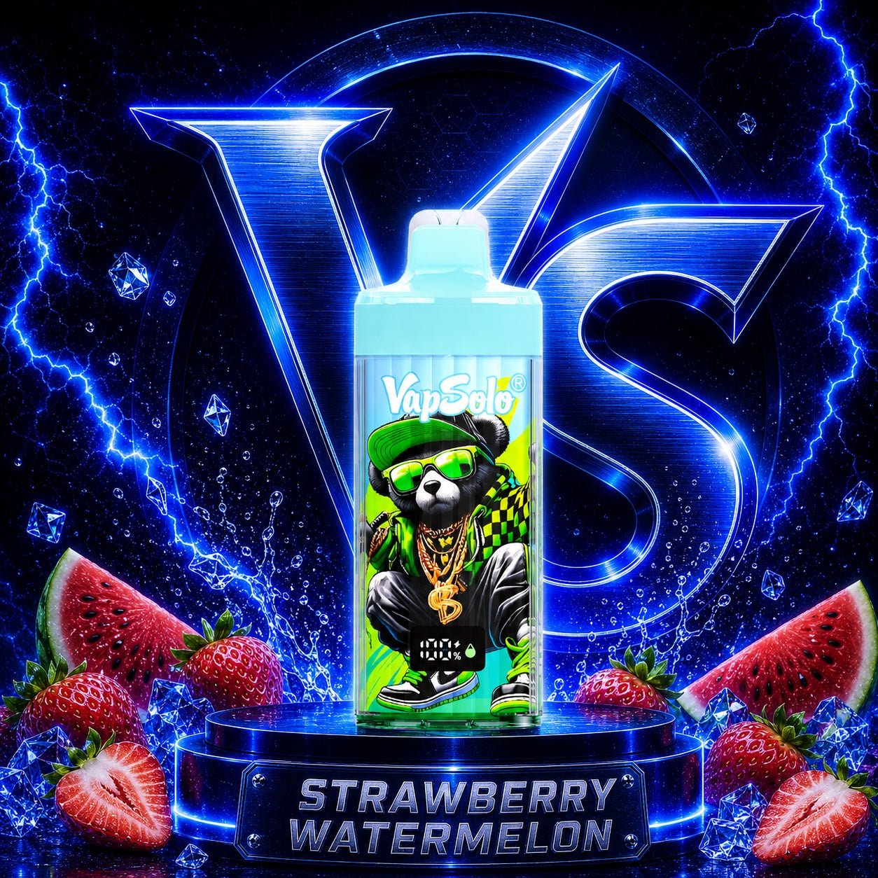 Vapsolo 40K Puffs sabor Strawberry Watermelon