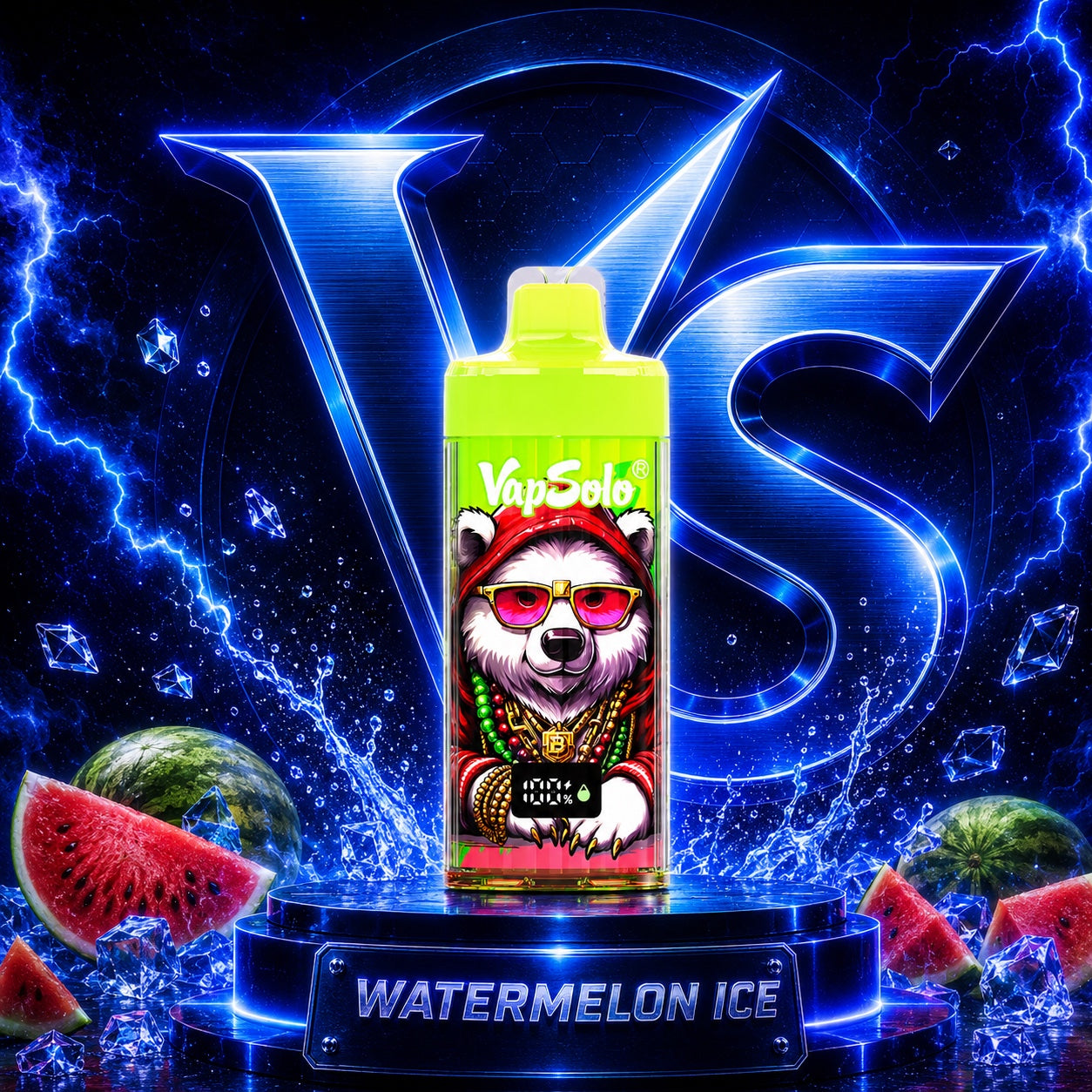 Vapsolo 40K Puffs sabor Watermelon Ice