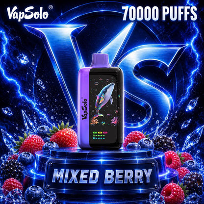 Vapsolo Master 70K Puffs vape desechable sabor Mixed Berry