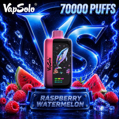Vapsolo Master 70K Puffs vape desechable sabor Raspberry Watermelon
