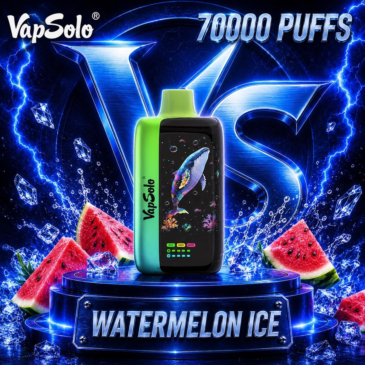 Vapsolo Master 70K Puffs vape desechable sabor Watermelon Ice