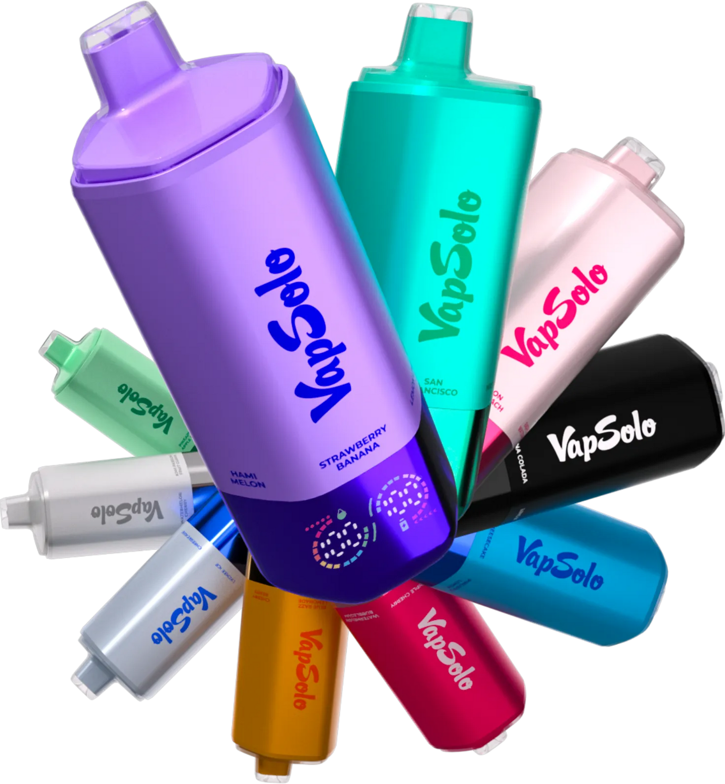 Vapsolo Sixer 180K Puffs vape desechable 6 sabores en 1